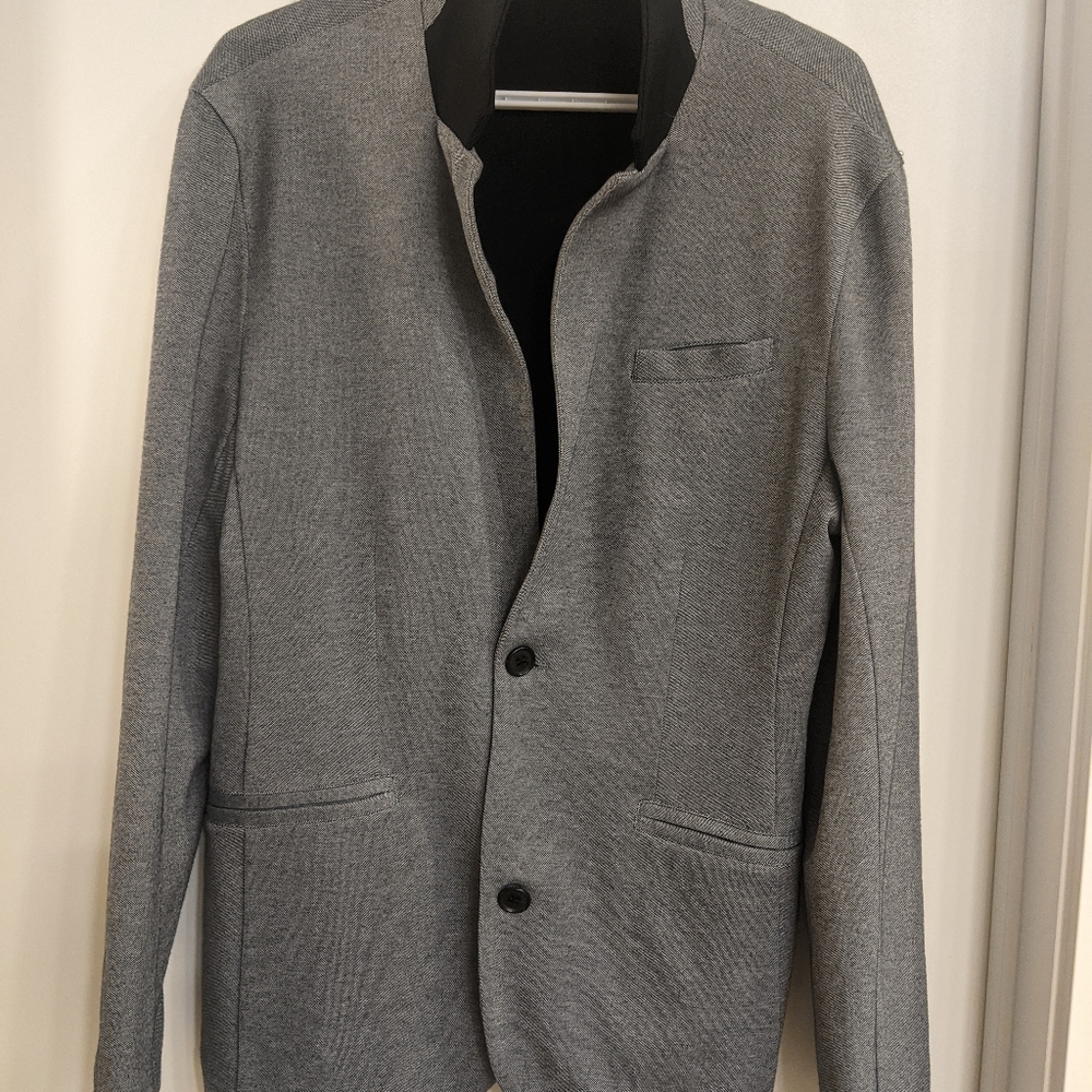 Armani exchange large Blazer jacket gray